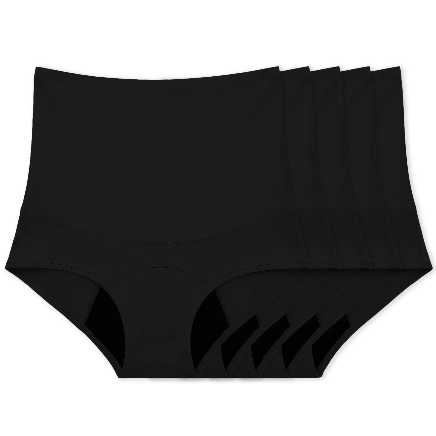 Leakproof Shapewear (Black 5-Pack)